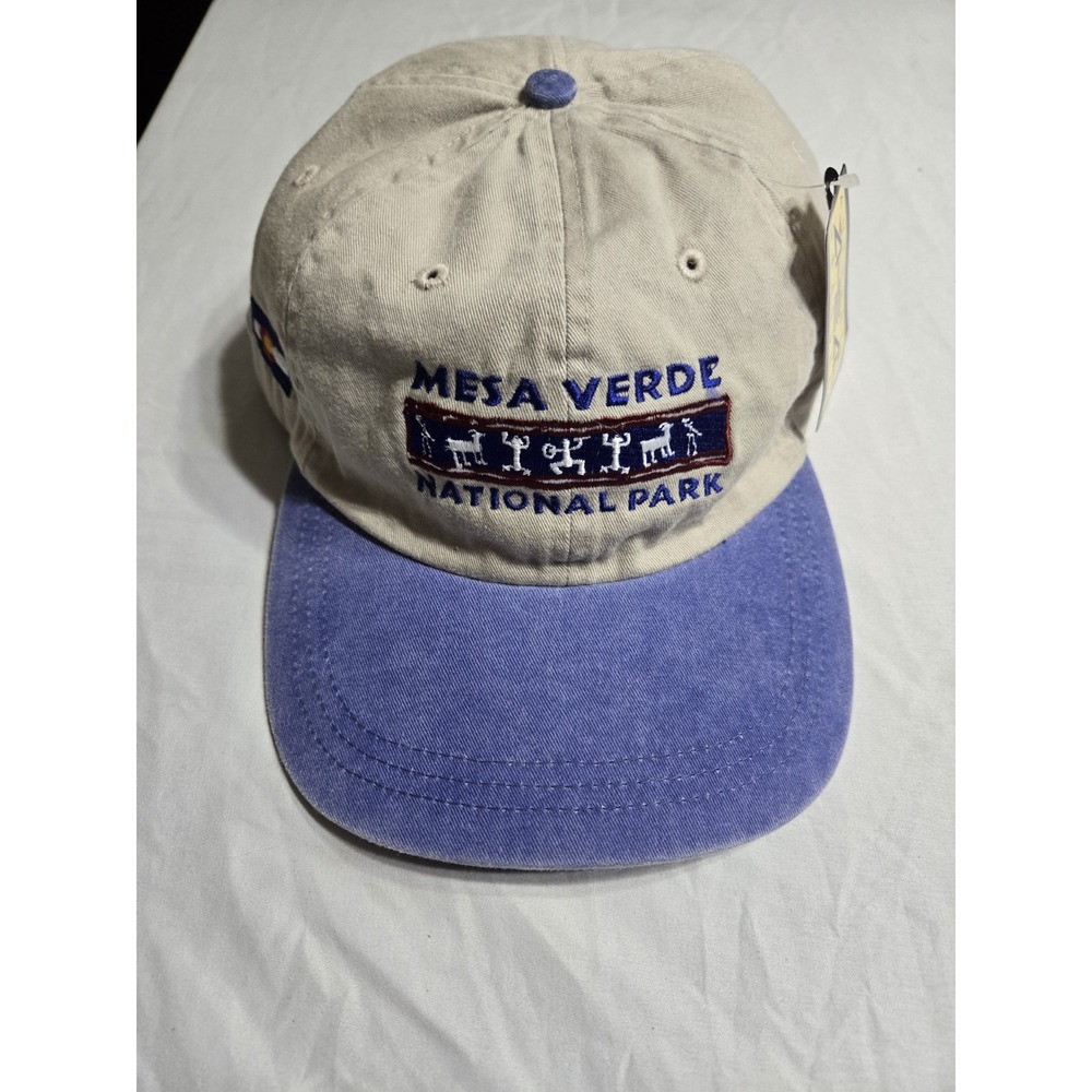 NEW Mesa Verde National Park  100% Cotton 6 Panel Baseball Cap Unisex Gray OS